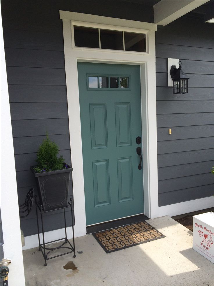 Door Color Ideas For Grey House